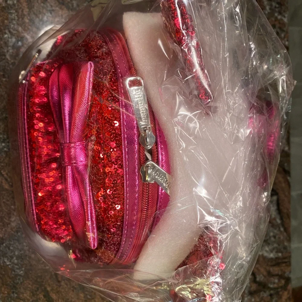 NWT 707 Street Exclusive Loungefly Magenta Mini Backpack - Picture 5 of 5